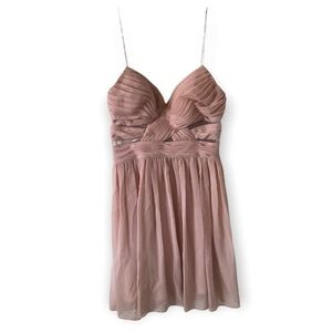 Hailey Logan Adriana pappell chiffon spaghetti strap dress (D4)